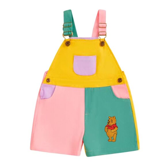 Winnie the Pooh Overalls Jumpsuit Pooh Birthday Bodysuit Pooh clothes Pooh Dress - Picture 1 of 3